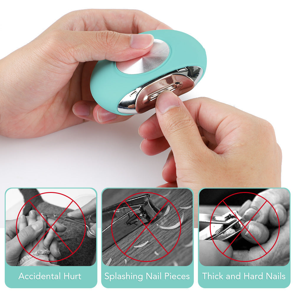 Electric Manicurizer Nail Clipper Polisher Baby Nail Scissors New Intelligent Automatic Manicure Device