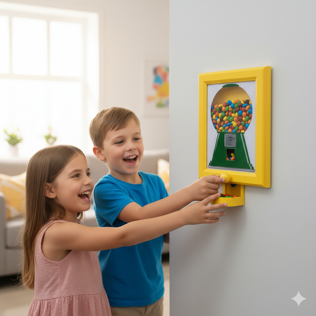 Handy Candy™ – Vintage Wall Candy Dispenser Frame