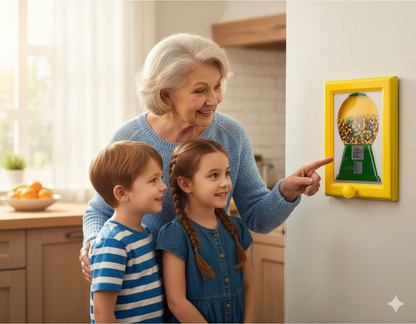 Handy Candy™ – Vintage Wall Candy Dispenser Frame