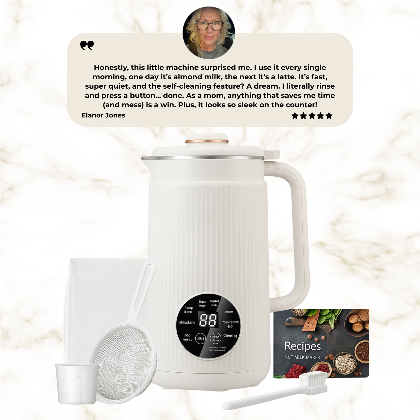 Blendora™ 8-in-1 Smart Milk & Coffee Maker